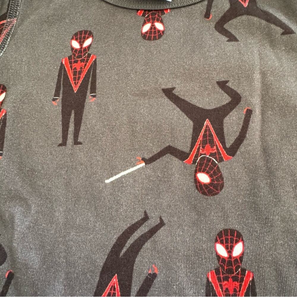 Hanna Andersson Spider-Man 2 Piece Long Sleeve Pajamas Organic Size 3T - Picture 4 of 5